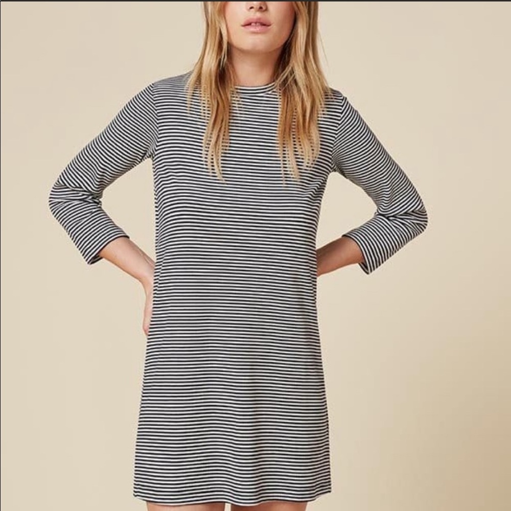 Reformation Benji Cannes Striped Dress Size Small